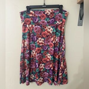Lularoe floral skirt